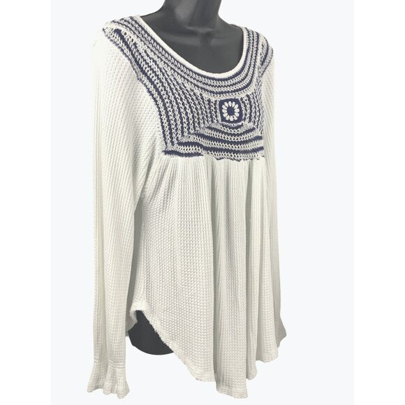 Free People long top womens M long sleeves top/ tunic - Picture 2 of 5